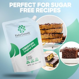 FiberYum Original IMO Syrup - Low Calorie Natural Prebiotic Fiber Syrup, Yacon Syrup Alternative, Provides Soluble Fiber and Sugar Free Sweetness (2.5lbs / 40oz)