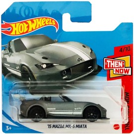 Hot Wheels '15 Mazda MX-5 Miata Then and Now 4/10 (129/250) 2021 Short Card + Blister Pack Friki Monkey
