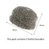 Chef Aid 61E41402 Stainless Steel Kettle Descalers, Pack of 3