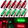 KEING (5 Red + 5 Green) Marine Boat LED Navigation