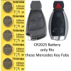 Unbranded Remote Key Fob Battery for MERCEDES Key Fob &