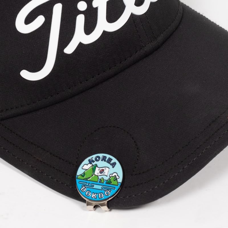 Korea-Themed Golf Ball Markers with Hat Clip – Korean Flag,