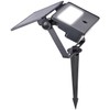 Luminea Solar Spots: Set of 4 Solar LED Garden Spotlights