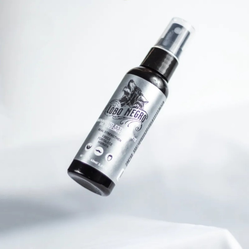 Tratamiento Crecimiento Cabello Y Barba 60 Ml Lobo Negro