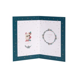 Boofle Embellished Extra-Special Mum & Dad Cute Christmas Greeting Card