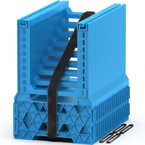 PAULINN 15FT RV Camper Sewer Hose Support, Ocean Blue Height