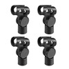 uxcell 4Pcs Universal Microphone Mic Clip Holder for 17mm Mic