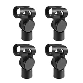 uxcell 4Pcs Universal Microphone Mic Clip Holder for 17mm Mic Stand Handheld 15mm Thread Dia
