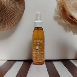Biotherm Huile Solaire Soyeuse SPF30 Silky Nutritive Sun Oil 4.22oz AS PICT!