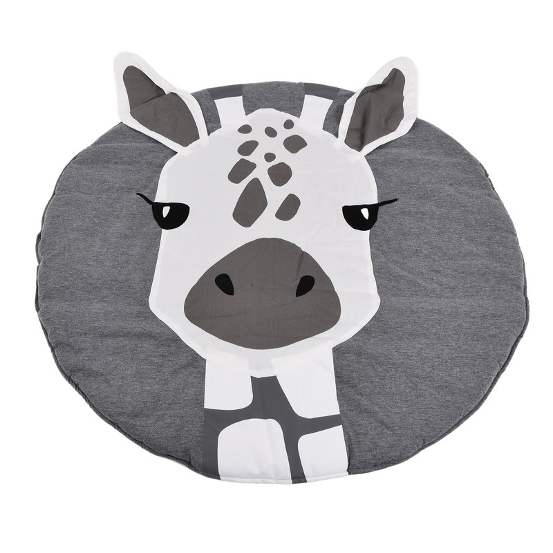 Soft Cotton Baby Play Mat Giraffe Pattern Wide Application Baby