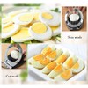 2 in 1 Egg Slicer, Stainless Steel Egg Cutter for