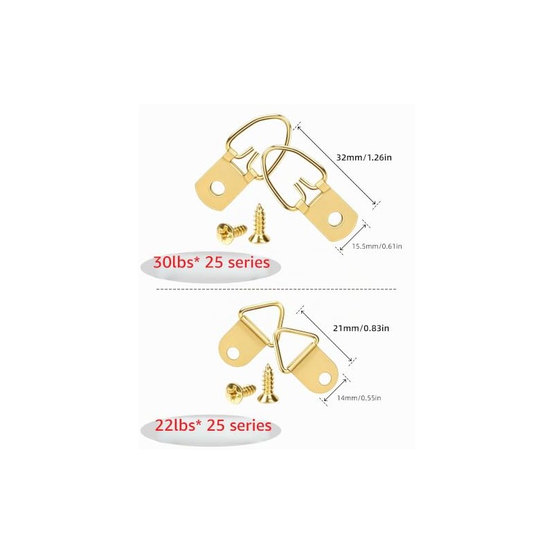 Kit de 251 piezas para colgar cuadros, hardware resistente para