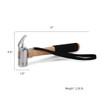 Camping Hammer for Tent Camping- High-Quality Steel & Solid Wood