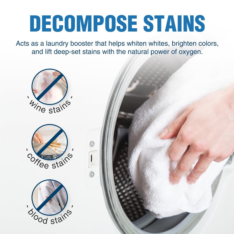Sodium Percarbonate – Oxygen Bleach Powder & Laundry Booster –