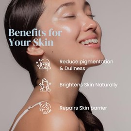 Suero Facial Orgánico Con Vitamina C(98932) Reduce Las Manchas Oscuras Y La Hiperpigmentación Regaliz Péptidos Y Vitamina C 30 Ml Natural