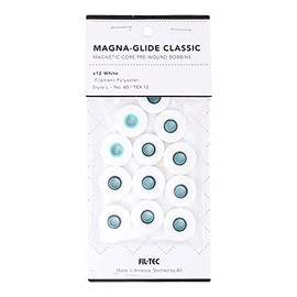 Fil-TEC Bobbin Magna-Glide L 12/pkg Notion, White