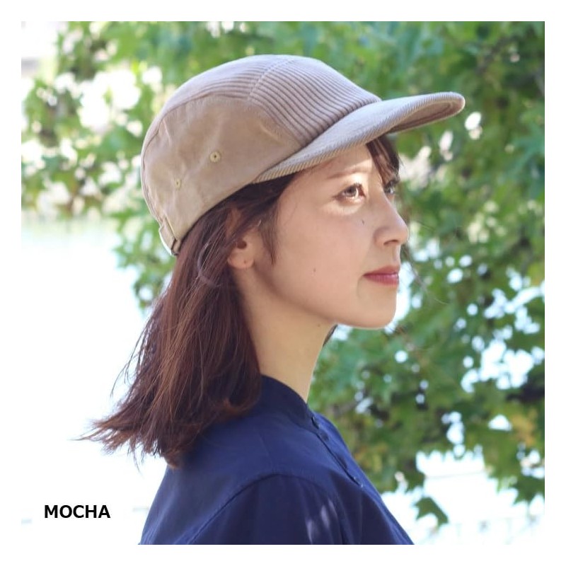 regnuu Corduroy Cap, Men's Hat, Work Cap, Orange Multi (MULTI2)