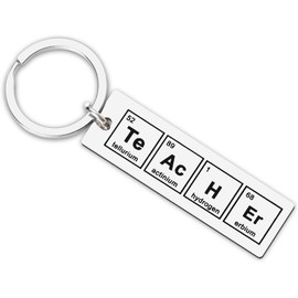 Llavero de elemento químico divertido regalo creativo de mesa periódica química periódica palabras de personajes llavero para mujeres, hombres y niñas