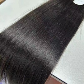 6x6 hd Lace Closure 9x6 2x6 Burmese Curly Closure Burmese Curly Hair and Closure Hair Bundles with Frontal 13x4 13x6 4x4 Closurestyle: Yaki straight, color: natural color, Stretched Length: 4 Inches