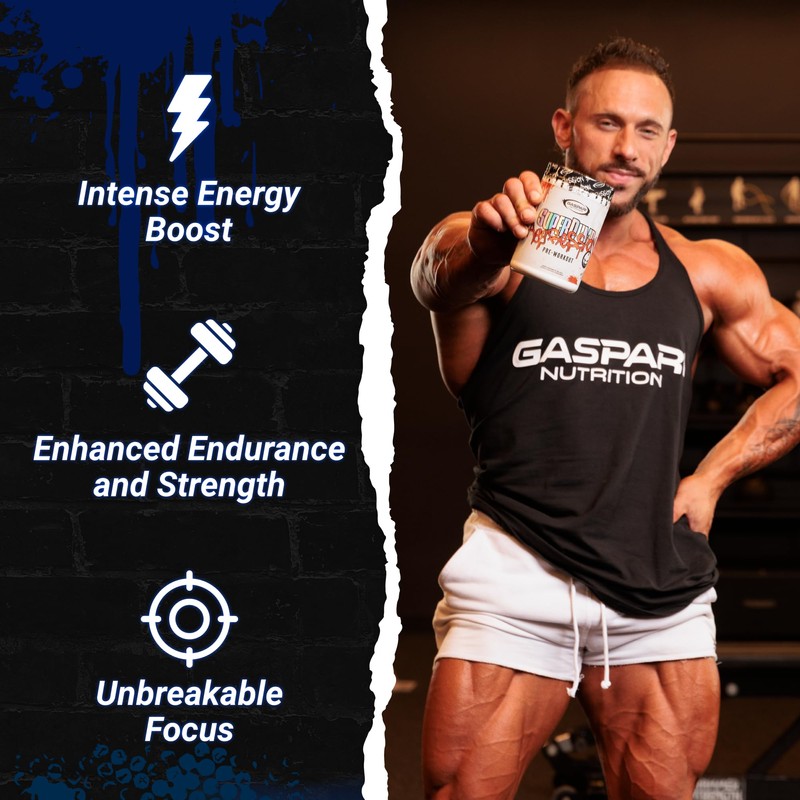 Gaspari Nutrition SuperPump Aggression Pre-Workout: Energy, Focus, Endurance, Recovery, Creatine