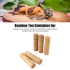 5pcs 12cm Length Travel Bamboo Tea Canister Tea Storage Container