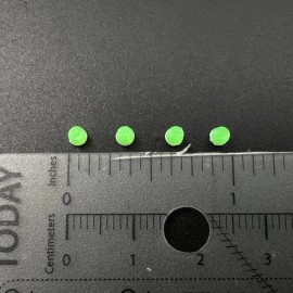 Non-operating Lightbars 4 Pack 1/87 Vintage Green Beacon Strobe Lightbar Work Truck Fire Command Post