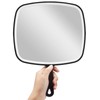 OMIRO Hand Mirror, Extra Large Black Handheld Mirror with Handle,