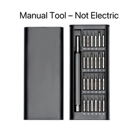24-in-1 Precision Screwdriver (Non-Electric)Set – Manual (Non-Electric)for Phones, Laptops, Glasses, Toys & Household Repairs