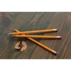 Dixon Oriole Woodcase Pencil, #2.5/F Medium Fine, Yellow Barrel, 12-Pack