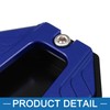 A ABSOPRO Universal Motorcycle Kickstand Pad CNC Side Stand Aluminum
