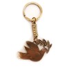 IconsGr Ancient Greek Dove of Peace Keyring with Olive Branch,