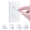 52 Pack Safety Outlet Covers Baby Proofing, Electrical Socket Outlet