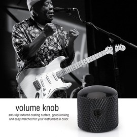 Gitarren Bass Knopf, Delicate Durable Dome Knob Volume Tone für E-Gitarren Bass