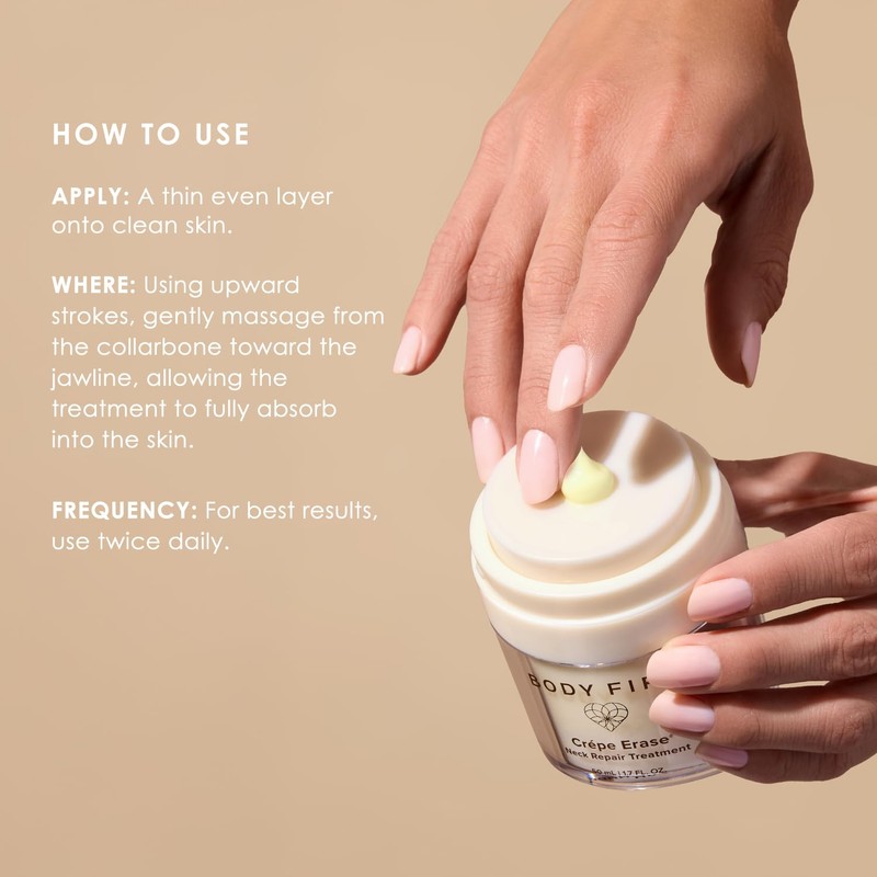 Body Firm Crepe Erase Neck Repair Treatment, Anti Aging Retinol