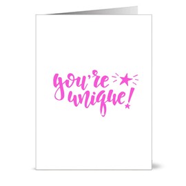 20 Eco-Friendly Blank Motivational Affirmation Greeting Cards Made from Recycled Card with Kraft Recycled Envelopes