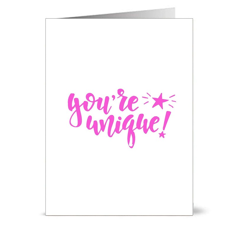 20 Eco-Friendly Blank Motivational Affirmation Greeting Cards Made from Recycled