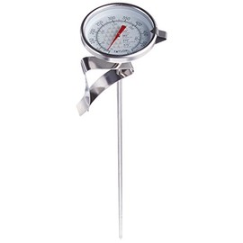 Taylor 3522 TruTemp Series Candy / Deep Fry Analog Dial Thermometer with 12" Stem