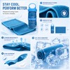 Boyfield Cooling Towel for Neck, Microfibre Ice Cold Towel 30x100cm