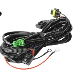 TOPKU H11 H8 880 881 Fog Light Wiring Harness Socket Wire Connector for 2005-2022 Toyota Tundra Tacoma 4Runner RAV'4 Prius for Scio'n for Lexus with 40A Relay ON/Off Switch Kits LED Fog Driving Light
