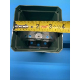 Dillen 100 Greenhouse 4" Green Square Pots Four Flowers & Vegetables &Herbs -