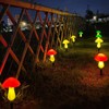 Solar Mushroom String Light Outdoor Garden Decoration Lights LED Mushroom