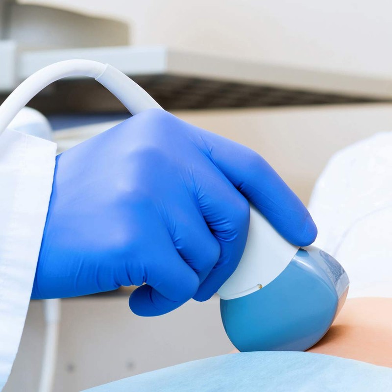 TRONEX 9393-30 Chemo-Rated Exam Glove, Nitrile, Large, Blue (Pack of