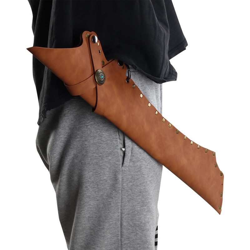 FENJANER Archery Arrow Quiver Archery Back Arrow Quiver Holder PU
