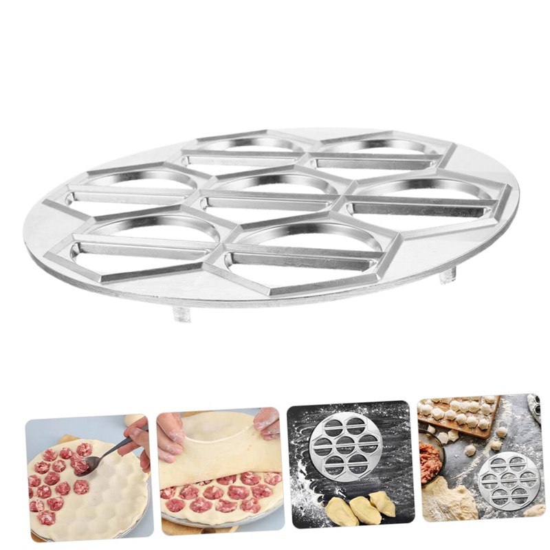 Mobestech 2Pcs Aluminum Dumpling Mold Versatile Ravioli Maker for Wontons