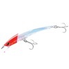 Yo-Zuri Crystal 3D Minnow Magnum Lure, Red Head, 6-1/2-Inch