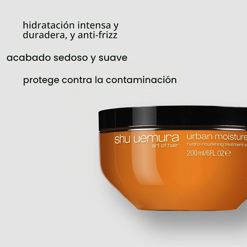 Shu Uemura Urban Moisture Tratamiento Hidratante para Cabello, 6 Oz