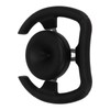 277mm Racing Steering Wheel with 135mm Adapter Black PU Universal