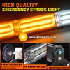 LRTER 2x17.7 Traffic Advisor Strobe Light Bar Strobe Lights w/Remote