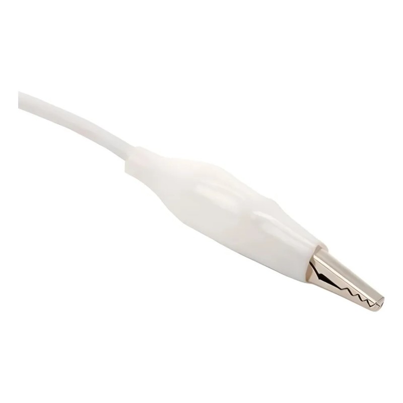 Juego De 10 Cables Con Caimanes Chicos De 26 Cm