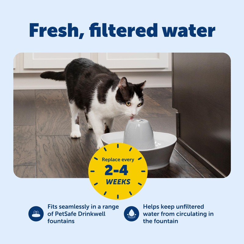 PetSafe Drinkwell Avalon & Pagoda Fountain Activated Carbon Filters -